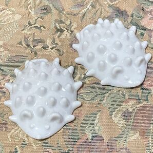 磁器製 ツボ押し ハリネズミ 2個セット ツボセラピー