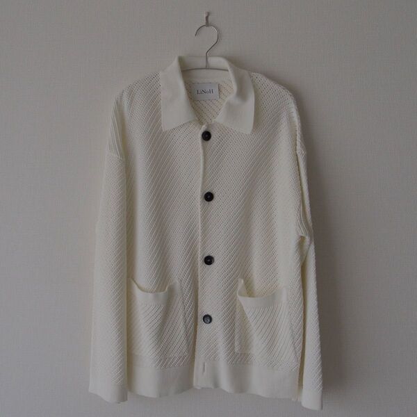 【美品】LiNoH MESH KNIT SHIRT JACKET
