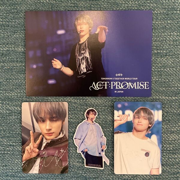 TXT ACT PROMISE Blu-ray 東京ドーム ヒュニンカイ カイ トレカ ポストカード ステッカー 4点セット