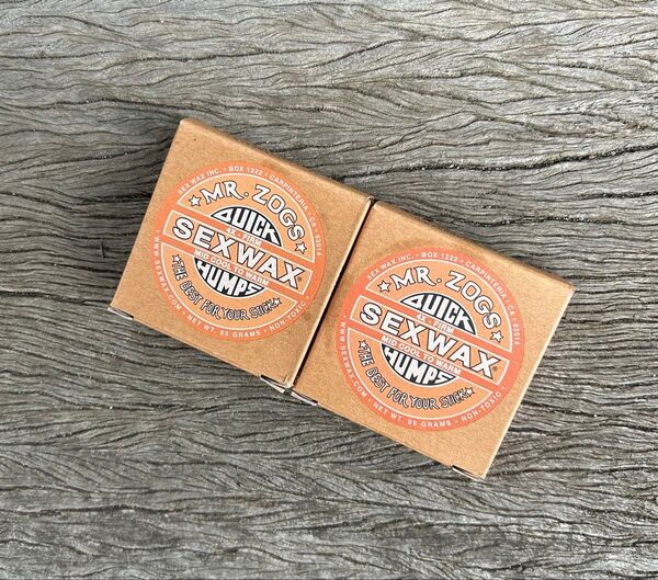 新品、SEX WAX 2個セット サーフィン ワックス オレンジラベル