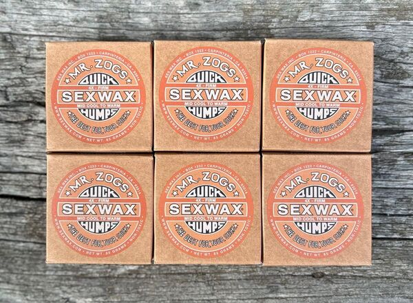新品、SEX WAX 6個セット サーフィン ワックス オレンジラベル