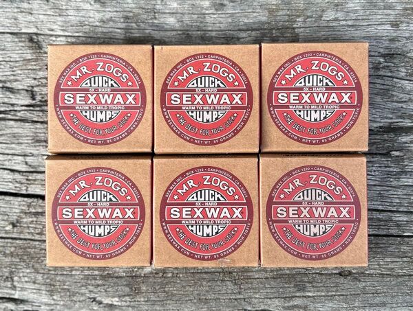 新品、SEX WAX 6個セット サーフィン ワックス レッドラベル