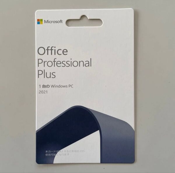 Microsoft Office Professional Plus 2021 Windows PC 永続版