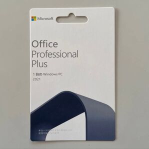 Microsoft Office Professional Plus 2021 POSAカード版