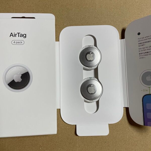 新品未使用 Apple AirTag エアタグ 2個 本体