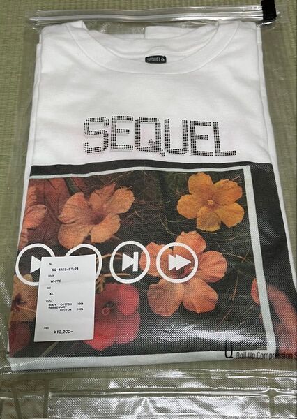 SEQUEL シークエル 22AW フラワーTシャツ