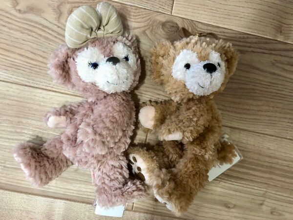ダッフィー シェリーメイ ディズニー 東京ディズニーシー ぬいぐるみポーチ セット売り