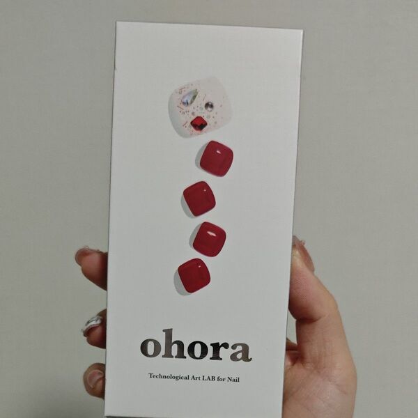 定価1800円 新品ohora セミキュアジェルネイルシート フットネイル 足 夏