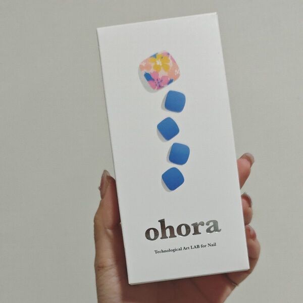 定価1800円 新品 ohora セミキュアジェルネイルシート 足 夏 ネイルアート オホーラ