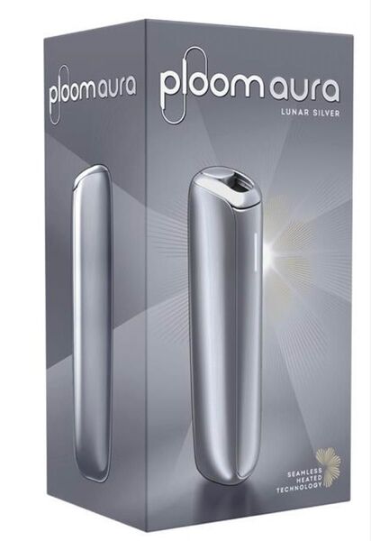 プルーム オーラ スターターキット ルナシルバー 新品 未使用品 未開封品 送料無料 匿名発送 Ploom AURA