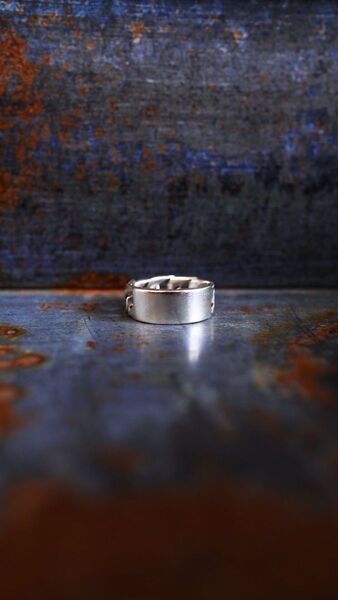 【USED】TIFFANY&Co. ティファニー ID リング 《シルバー925 指輪 喜平チェーン オールド メンズ》