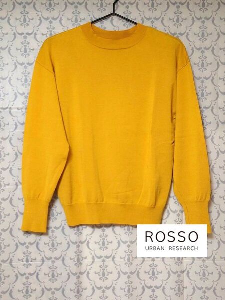 URBAN RESEARCH ROSSO アーバンリサーチロッソ ニットプルオーバー ミモザ色