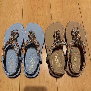 ローカルモーション サンダル 24.5センチ2足セット美品