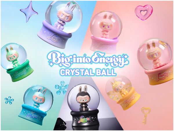 Popmart THE MONSTERS Big into Energy シリーズ クリスタルボール【アソートボックス】