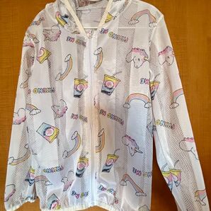 女の子 羽織 薄手 メッシュ 120cmくらい