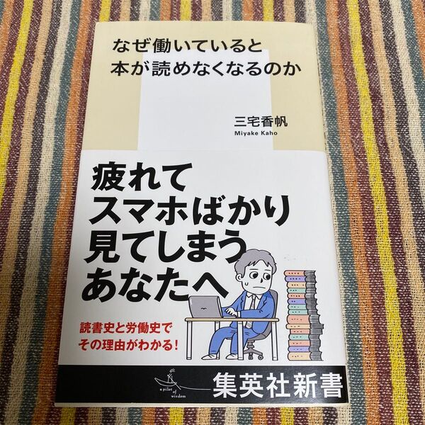 なぜ働いていると本が読めなくなるのか (集英社新書 1212) 三宅香帆/著
