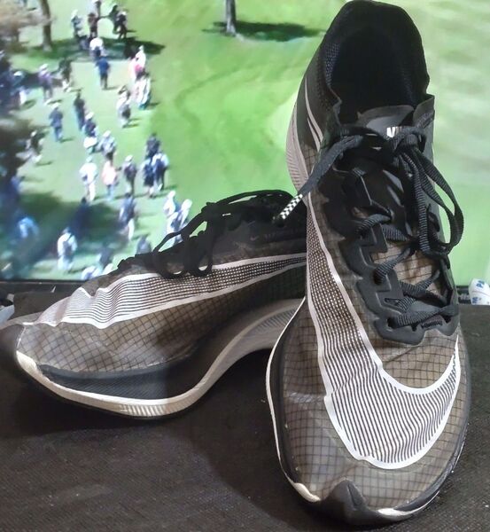 26.5cmヴェイパーフライネクスト%NIKE ZOOMX VAPORFLY NEXT%ブラック/ボルト/ホワイト