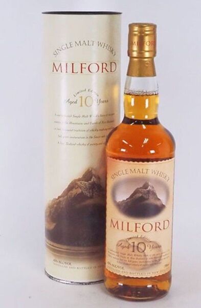 【閉鎖蒸溜所】未開栓ミルフォード 10年 *箱付 700ml 43% ニュージーランド Milfordニュージーランドウイスキー