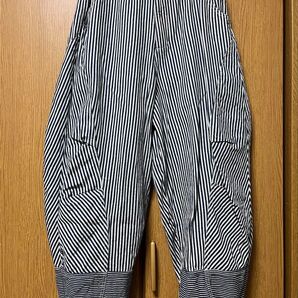 【CUBE SUGAR】WEB限定8オンスデニムヒッコリー切替ボールパンツ レディース 春夏 パンツ デニム