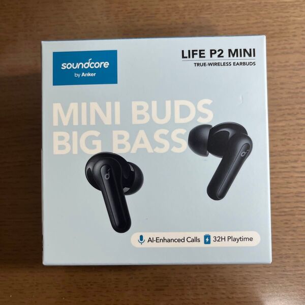Anker Soundcore Life P2 Mini 完全ワイヤレスイヤホン ブラック