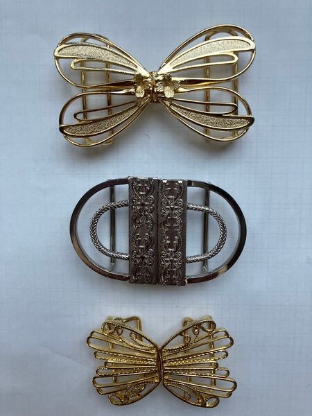 手芸用品 ボレロの留め金具 3品