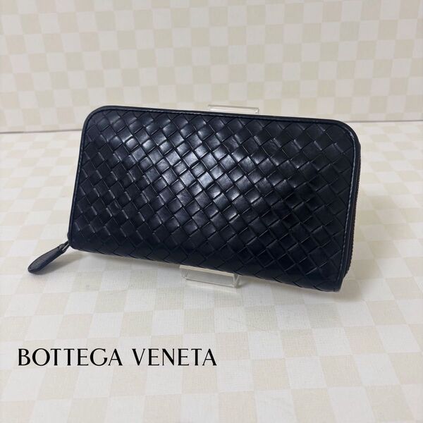 極美品 Bottega ボッテガヴェネタ 財布 ラウンドファスナー M08