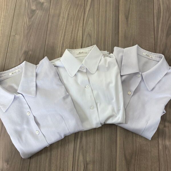 ボンマックス ファイテン 事務服 ブラウス ホワイト 7号 3枚組