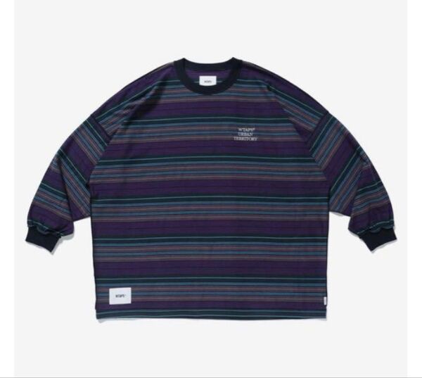 新品 WTAPS JAM 02 LS COTTON ロンT パープル Lサイズ