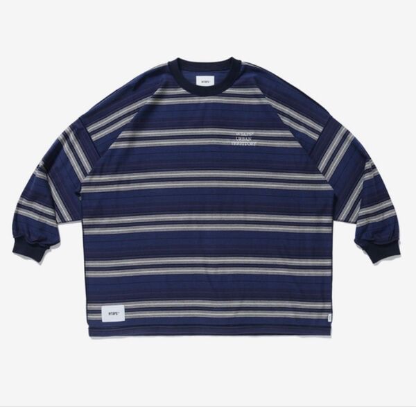 新品 WTAPS JAM 02 LS COTTON ネイビー Lサイズ