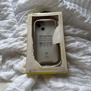 iPhone 13 mini iFace Reflection 強化ガラスクリアケース 41-933060(ベージュ)