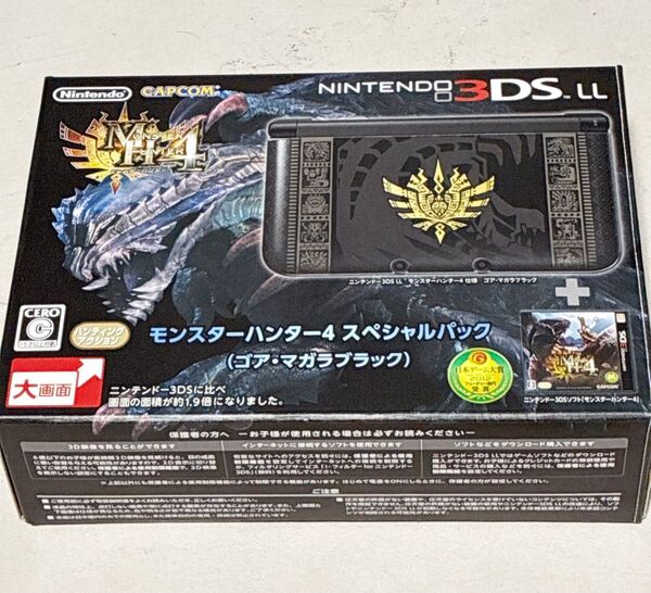 3DS LL モンスターハンター4スペシャルパック ゴアマガラ ブラック