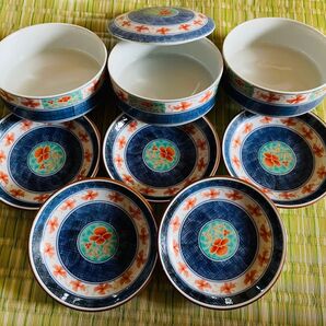 有田焼 凌風窯 小皿5枚 器3個 蓋1つ セット 未使用品