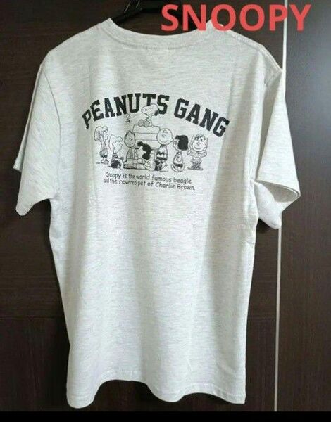 タグ付き未使用品 SNOOPY スヌーピー tシャツカットソーチュニック バックプリント