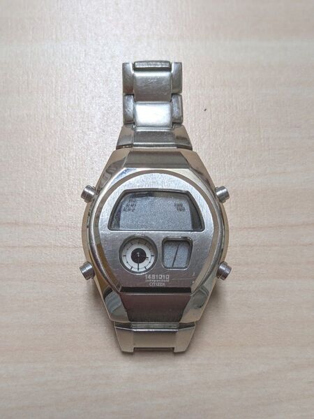【ジャンク品】CITIZEN インディペンデント C351-L17131 デジアナ クォーツ 腕時計 希少 レトロ