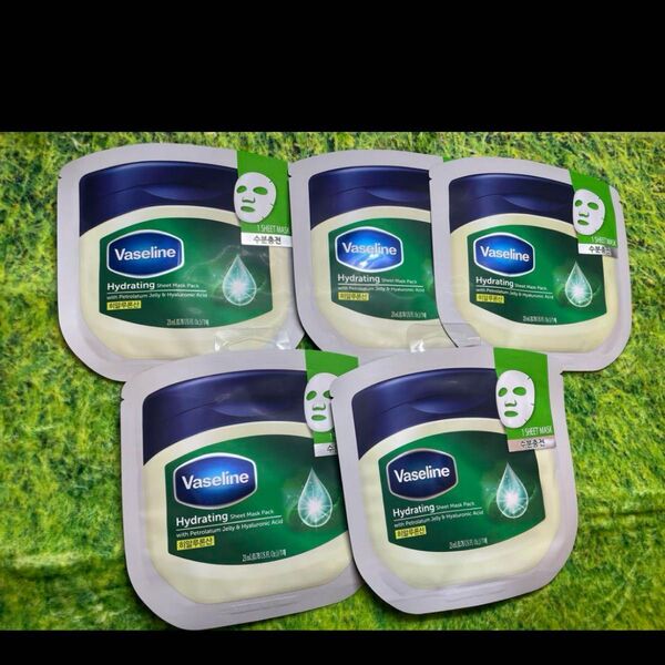 ヴァセリン Vaseline 保湿シートマスク パック 5枚セット