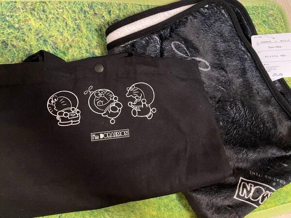 ドラえもん エコバッグとひざ掛け 2点セット ブランケット トートバッグ