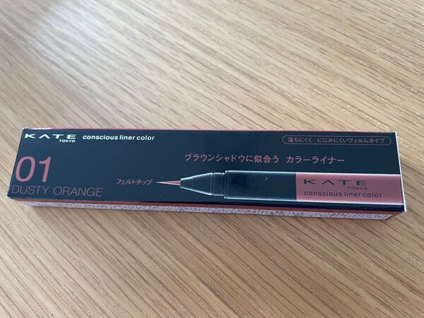 KATE コンシャスライナーカラー 0.35ml(01 ダスティーオレンジ)