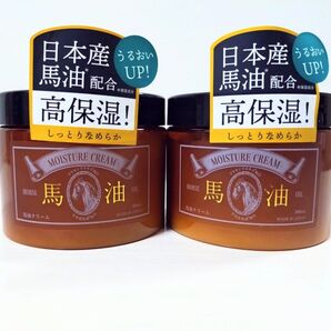 馬油 モイスチャークリーム 300ml【2個セット】
