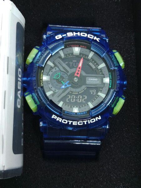 G-SHOCK Gショック GA-2100 スケルトンブルー 腕時計 CASIO レトロフューチャー ジョイトピア