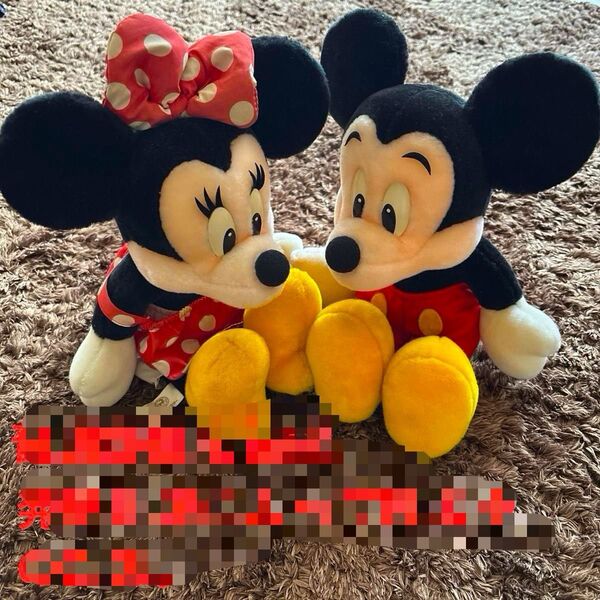 ディズニー ミニー&ミッキーマウス ぬいぐるみDisney