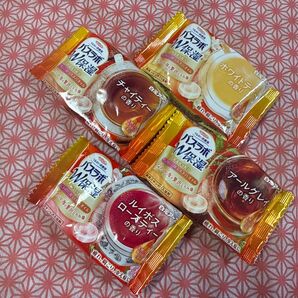 バスラボ W保湿 とろみ湯 チャイティー ホワイトティー ルイボスローズティー アールグレイ各一個 ヒアルロン酸ホホバオイル