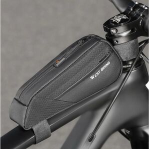自転車 フレームバッグ サイクリング バッグ 防水 トップチューブ ポーチ ロードバイク バッグ スマホ収納 バイク 軽量