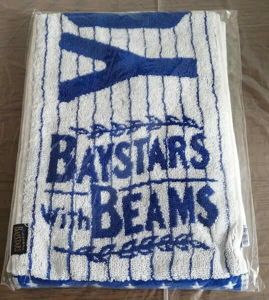横浜DeNAベイスターズ BEAMSコラボ タオルマフラーストライプ 未使用