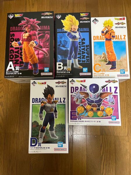 一番くじ ドラゴンボール VSオムニバス CROSS A賞 B賞 C賞 D賞 E賞 下位賞 セミコンプ 新品未開封 ベジータ