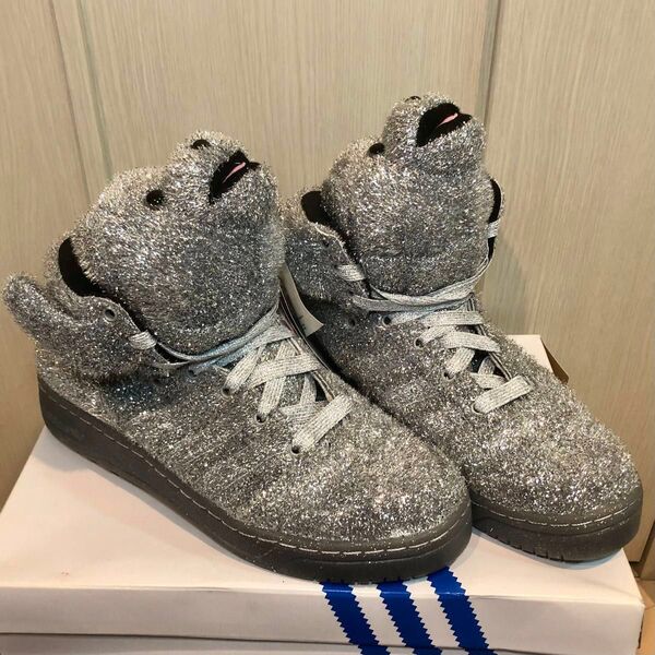 adidas ジェレミースコット ベア コラボモデル ハイカットスニーカー 未使用/サイズ28cm