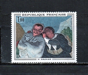 Art hand Auction 205039 فرنسا 1966 لوحة دومي إكريسبان وسكاربان غير مستخدمة NH, العتيقة, مجموعة, ختم, بطاقة بريدية, أوروبا