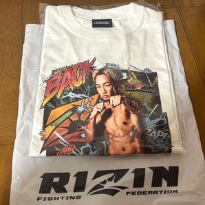 RIZIN男祭り 朝倉未来 応援シート限定 Tシャツ レア 非売品