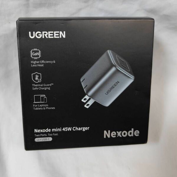UGREEN Nexode 45W 充電器 USB-C Charger 窒化ガリウム PD