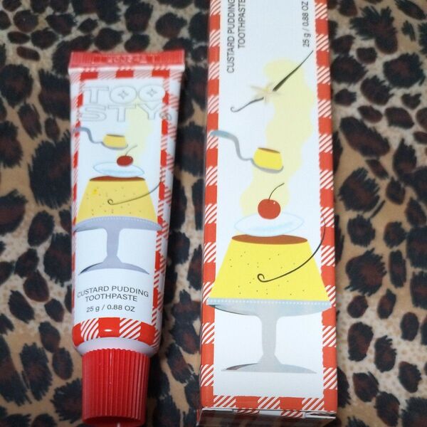 TOOSTY トゥースティー トゥースペースト 25g カスタードプリン お試し用サイズ TOOTHPASTE 歯磨き粉