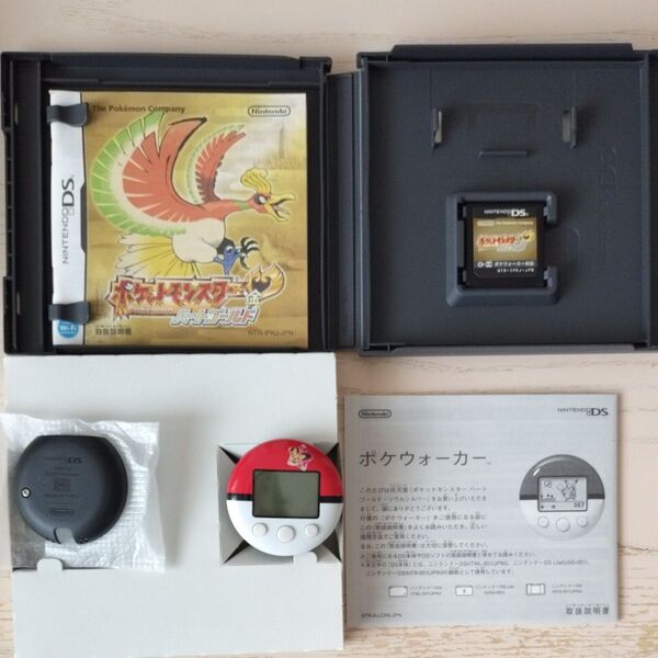 中古【DS】ポケットモンスター ハートゴールド ポケウォーカー付属